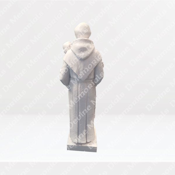 St.-Anthony-White-Marble-Statue