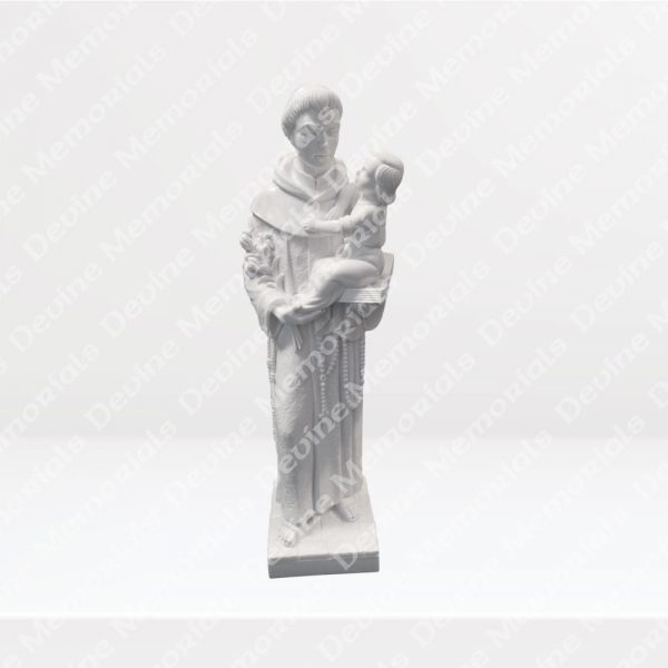 St.-Anthony-White-Marble-Statue